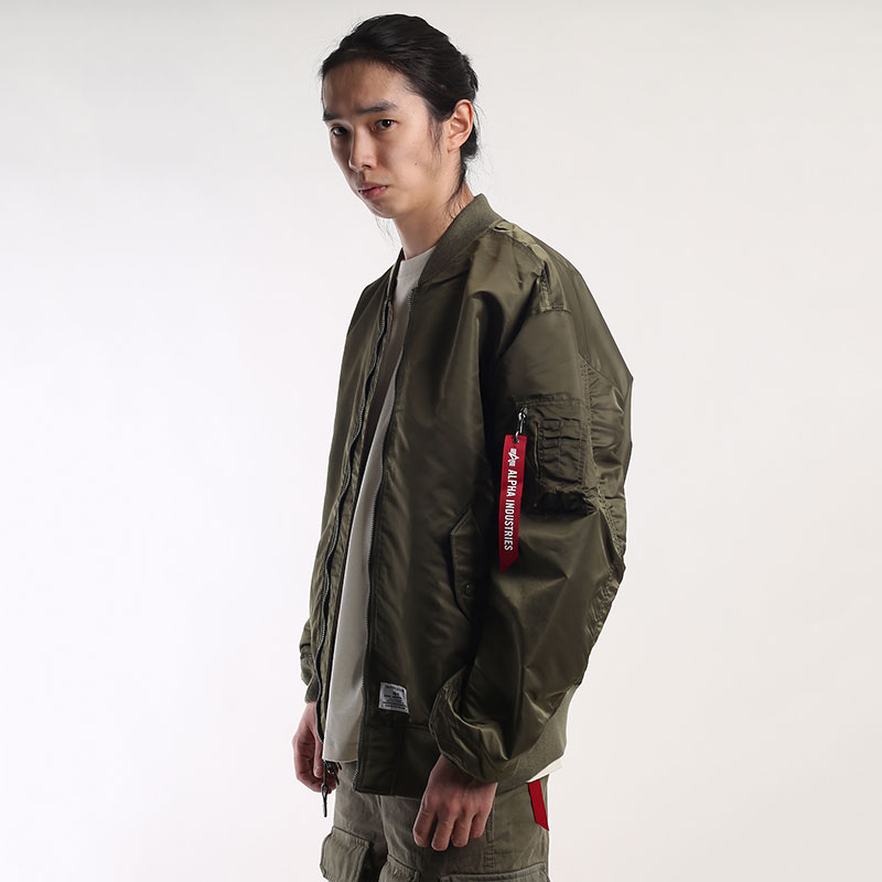 Мужская куртка Alpha Industries L-2B Mod Gen II Flight Jacket (MJL53001C1-green)  - цена, описание, фото 4